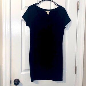 H&M black T-shirt dress. Size L